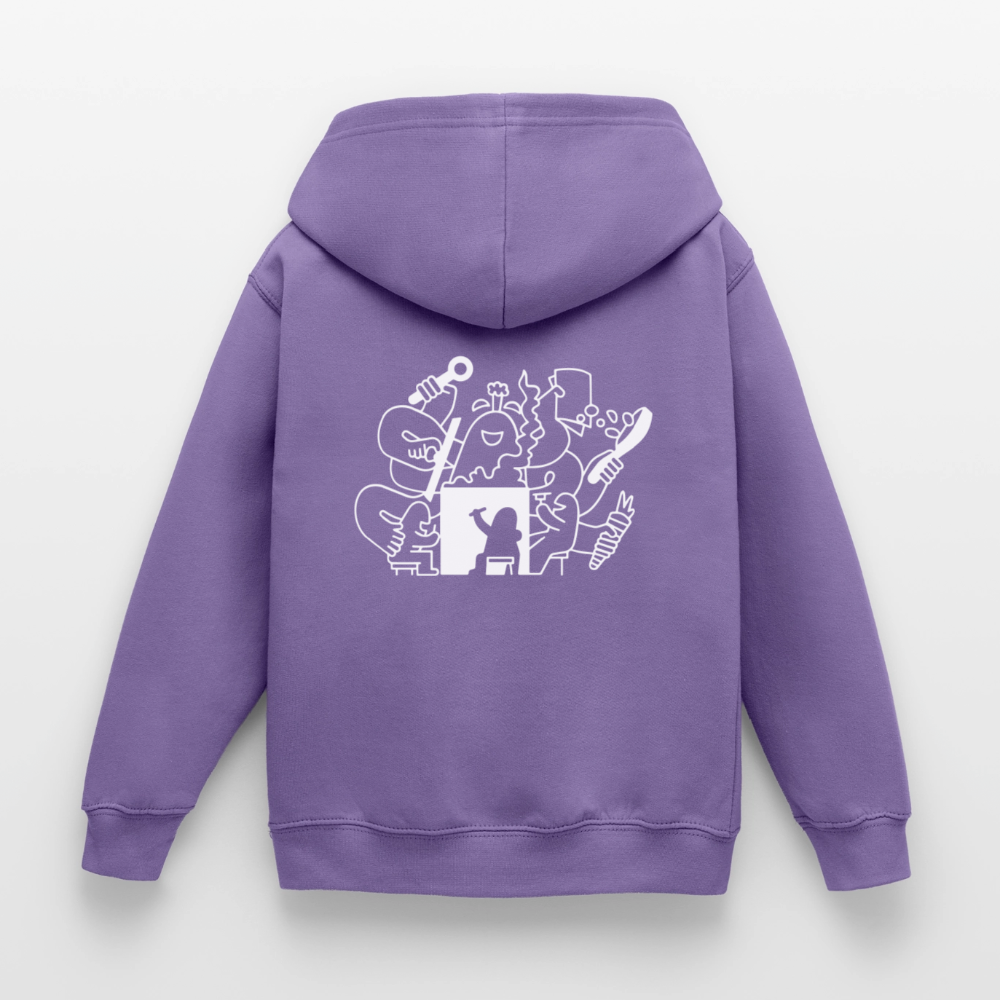 Kinder Hoodie - Lavendel