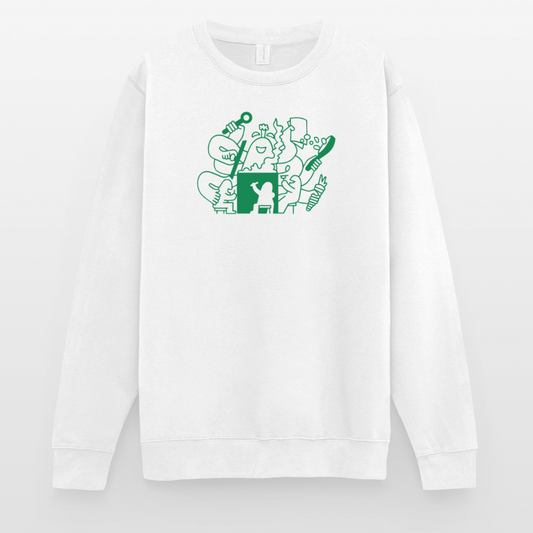 Unisex Pullover - Weiß