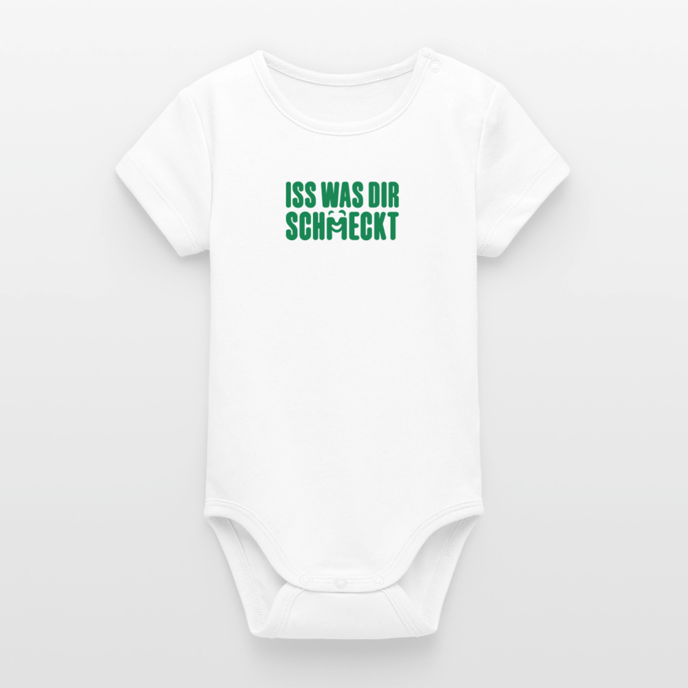Baby kurzarm Body - Weiß