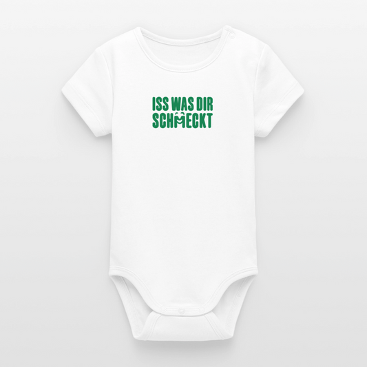 Baby kurzarm Body - Weiß