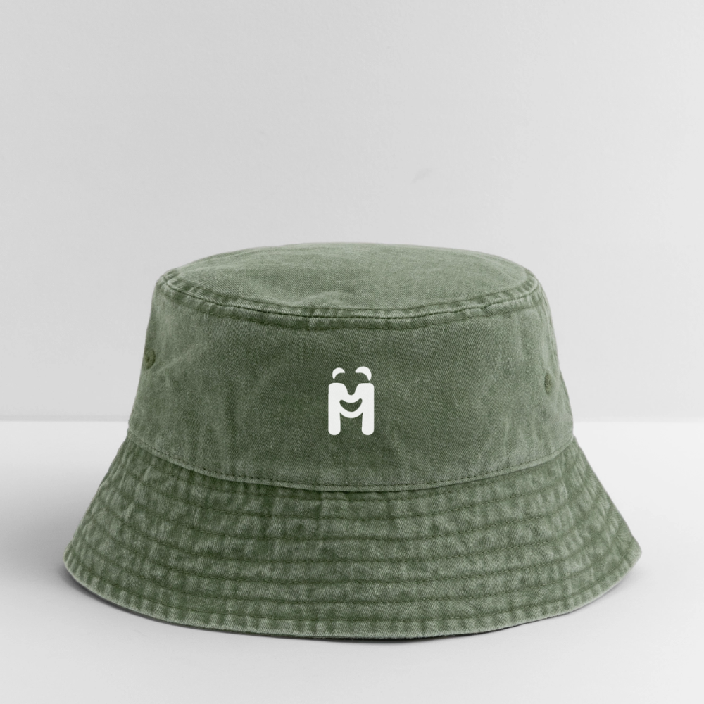 Bucket Hat - Olivgrün vintage