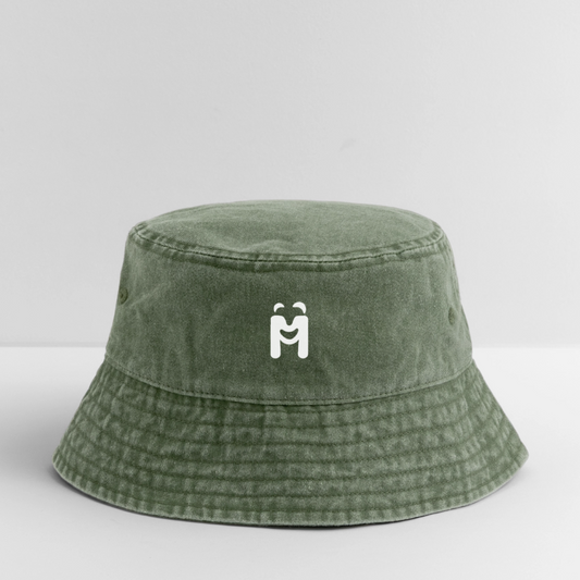 Bucket Hat - Olivgrün vintage