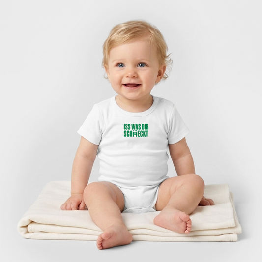 Baby kurzarm Body - Weiß