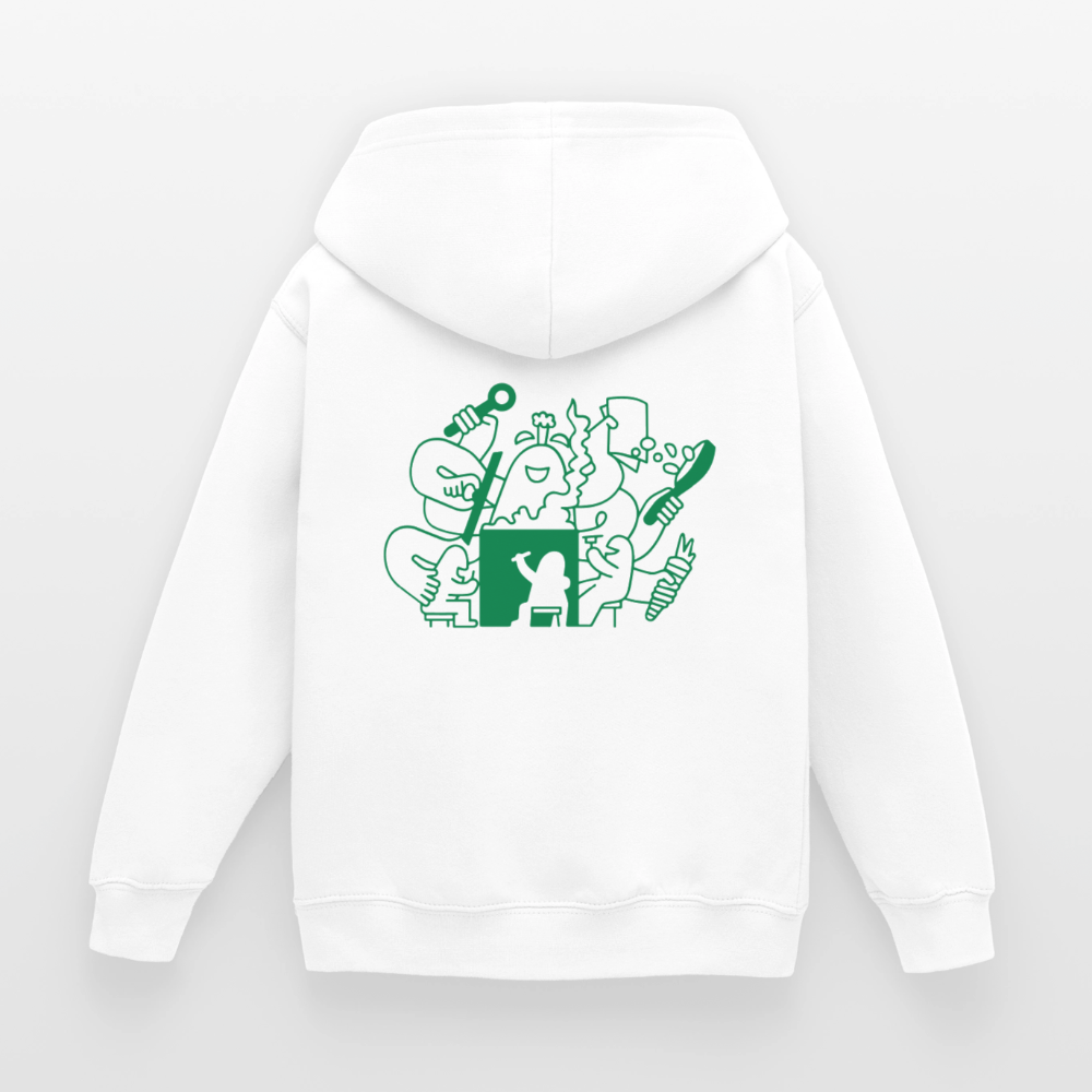 Kinder Hoodie - Weiß